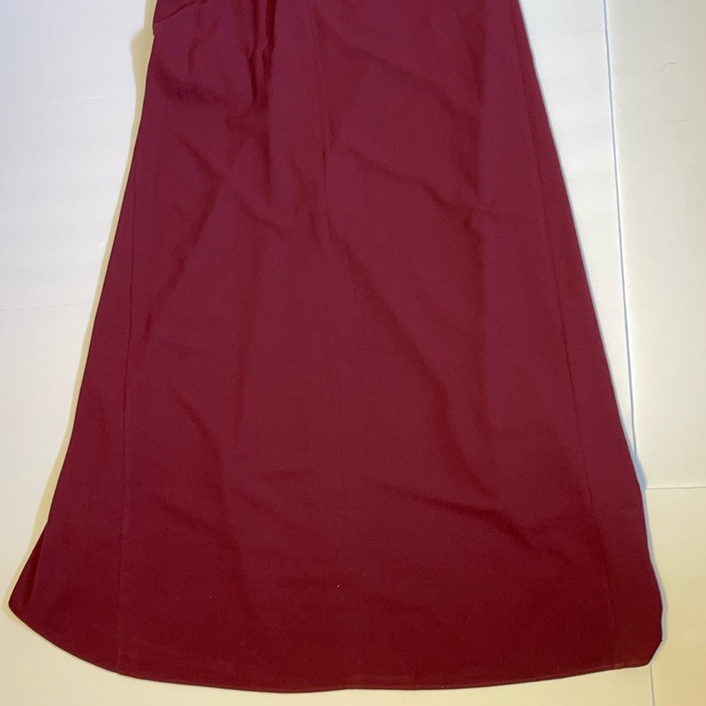 🆕 Park & Fifth “Gabriola” Burgundy Long Sleeveless Dress - Women’s Size 4 - Picture 5 of 12